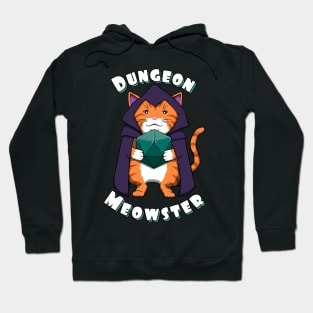 Pen and Paper Cat Tabletop Dungeon Meowster Hoodie